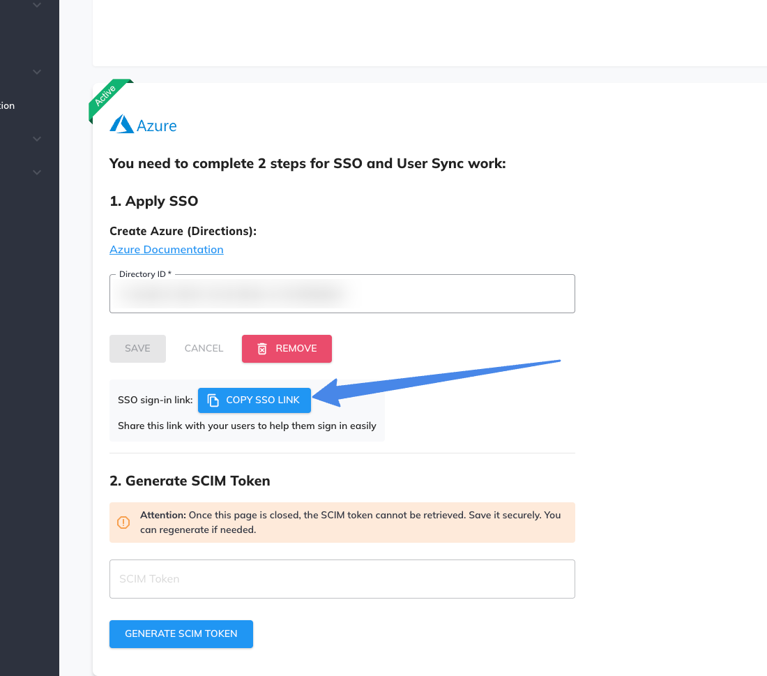 How To Set Up Azure SSO
